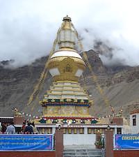 Kalachakra stupa in Spiti, India