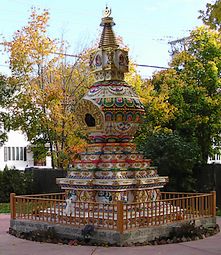 Kalachakra stupa at Kurukulla Center USA